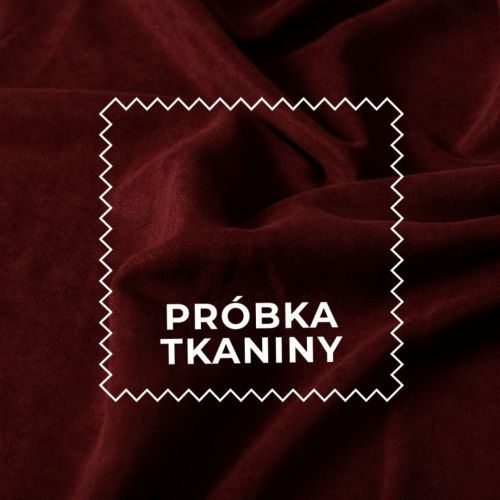 Próbka tkaniny Milas kolor 046 burgundowy