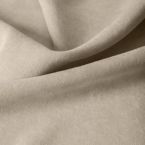 Welurowy materiał na zasłony, kolor jasny beż, wysokość 300 cm, Milas - sprzedawana na metry