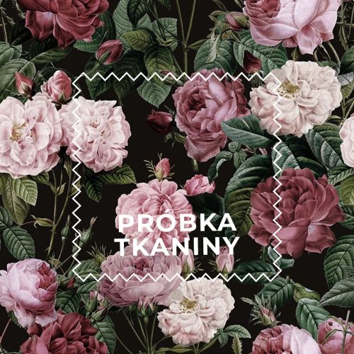 Próbka tkaniny Morena, kolor czarny