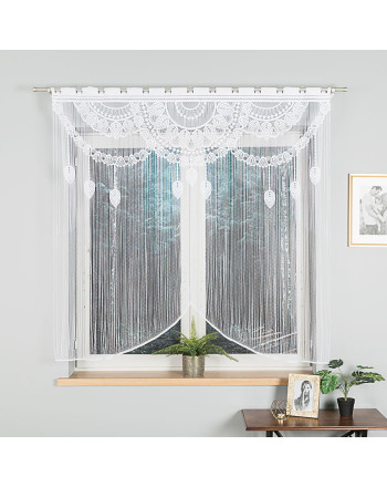 RANI Makrama żakardowa gotowa, szerokość 160 x wysokość 160cm