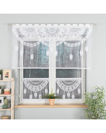 MAHIKA Makrama żakardowa gotowa, szerokość 160 x wysokość 90cm