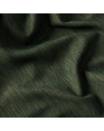 PREMIUM ALLURE Ekskluzywna tkanina zasłonowa na metry Lisa, wysokość 300 cm, kolor ciemny zielony