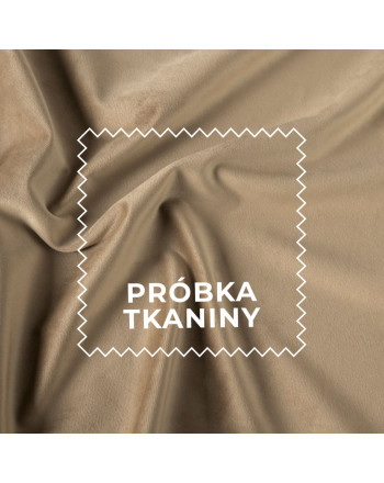 Próbka tkaniny Premium Allure, kolor ciepły beżowy z kolekcji Velvet