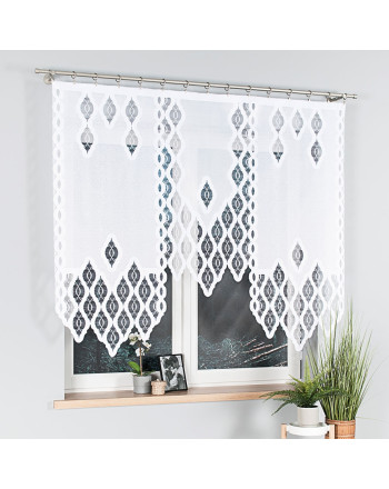 Panel żakardowy z ciekawym, geometrycznym wzorem, szerokość 160 cm, wysokość od 120 do 160 cm, Otto