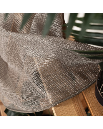 PREMIUM ALLURE Firanka bukla Nestia, wysokość 305 cm, kolor srebrny - sprzedawana na metry