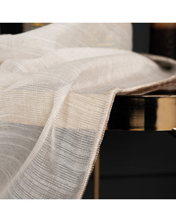 PREMIUMA ALLURE Firanka zakończona ołowianką na haczykach fleks, Ksenia, wysokość do 280 cm - szyta na wymiar