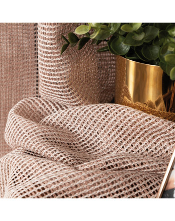 Allure PREMIUM ALLURE Firanka wykończona ołowianką Altera , bukla wysokość 310 cm, kolor różowy - sprzedawana na metry