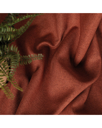 PREMIUM ALLURE Ekskluzywna tkanina zasłonowa Cyrus, wysokość 300 cm, kolor rdzawy - sprzedawana na metry