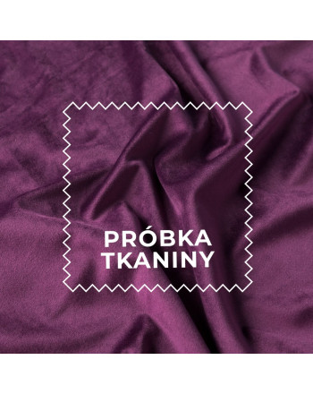 Próbka tkaniny VELVET kolor 050 fioletowy