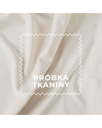 Próbka tkaniny Premium Allure, kolor ecru z kolekcji Velvet