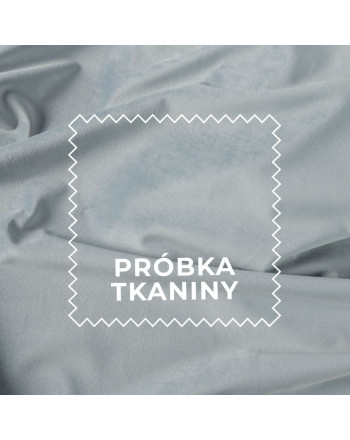 Próbka tkaniny VELVET kolor 060 szaro-niebieski