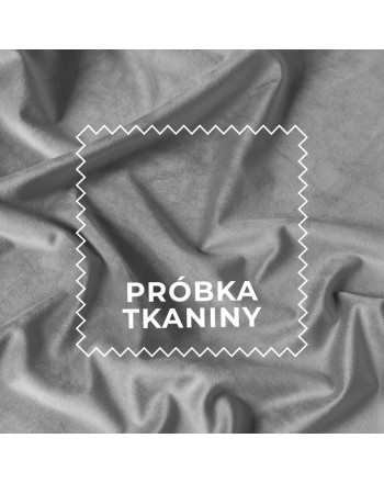 Próbka tkaniny Premium Allure, kolor szary z kolekcji Velvet