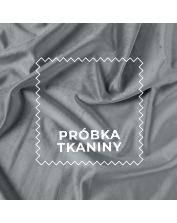 Próbka tkaniny Premium Allure, kolor pastelowy szary z kolekcji Velvet