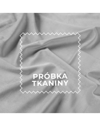 Próbka tkaniny Premium Allure, kolor jasny szary z kolekcji Velvet