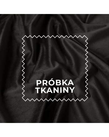 Próbka tkaniny Premium Allure, kolor grafitowy z kolekcji Velvet