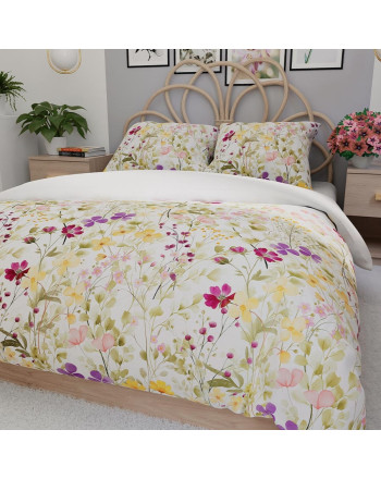 Komplet pościeli z bawełny satynowej, dwa rozmiary, Florina