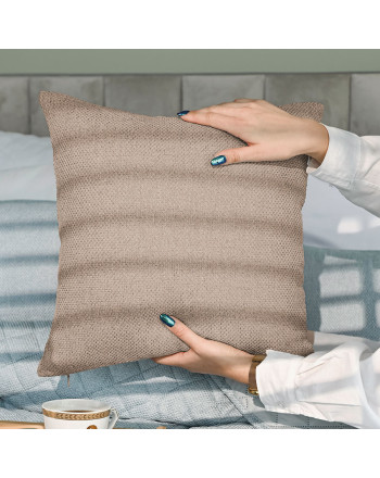 Poszewka na poduszkę Molly, kolor kawowy, rozmiar 40x40 cm