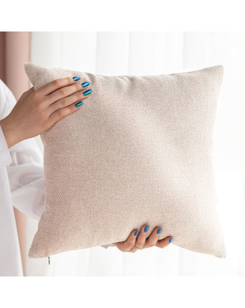 Poszewka na poduszkę Molly, kolor ciepły beżowy, rozmiar 40x40 cm