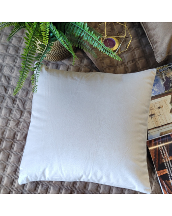 Poszewka welwetowa kolor jasny szary Velvi