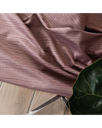 Materiał na zasłony o delikatnej strukturze przypominającej sztruks Charlotta, kolor różowy, wysokość 300 cm