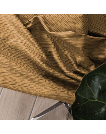 Materiał na zasłony o delikatnej strukturze przypominającej sztruks Charlotta, kolor kawowy, wysokość 300 cm