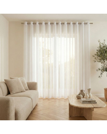 Gotowa firana do salonu z etaminy na przelotkach 300x250 cm