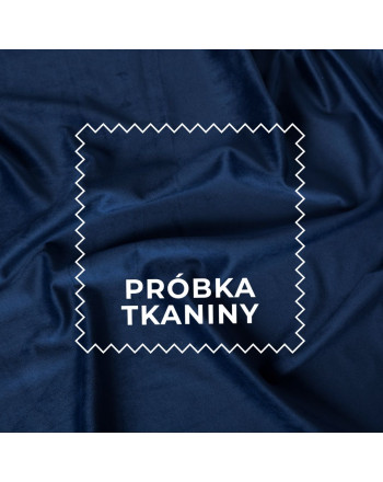 Próbka tkaniny Premium Allure, kolor granatowy z kolekcji Velvet
