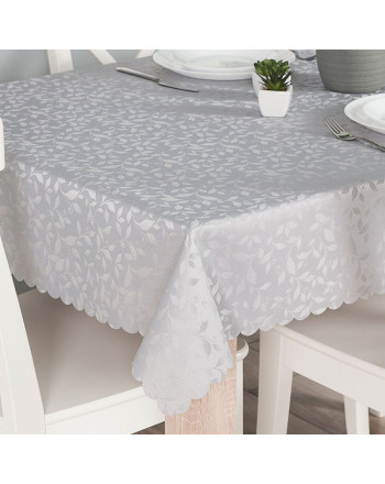 Wodoodporny obrus na metry Felek, kolor ciemny szary, szerokość 140 cm