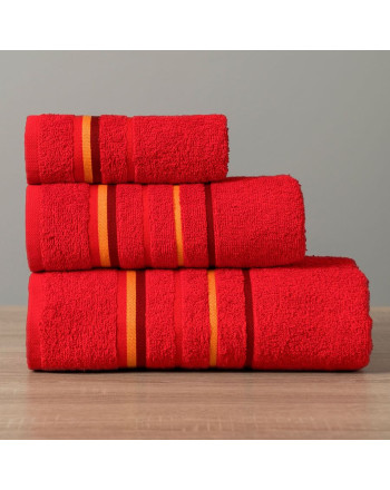 Ręcznik bawełniany w kolorze czerwonym Mars 