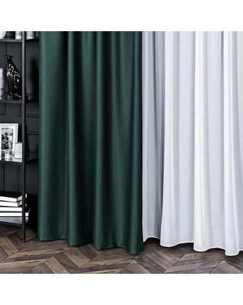 PREMIUM ALLURE Firanka z woalu na metry Voile, wysokość 300 cm, kolor biały