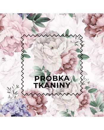 Próbka tkaniny w piwonie, Peoni