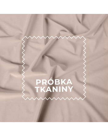 Próbka tkaniny Premium Allure, kolor beżowy z kolekcji Velvet