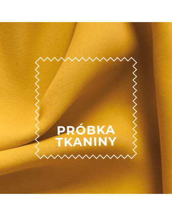 Próbka tkaniny Dona kolor żółty  