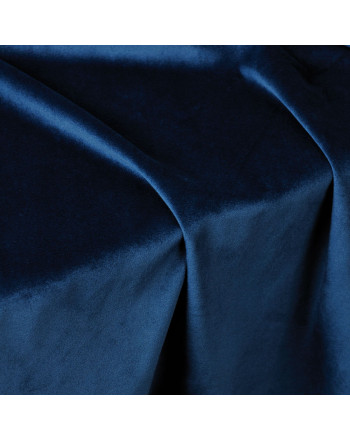 Welwetowy materiał na zasłony, kolor granatowy, wysokość 300 cm, Velvi - sprzedawany na metry