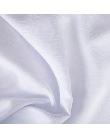 Wodoodporny materiał z teksturą na obrusy lub zasłony, kolor biały, szerokość 165 cm - sprzedawany na metry