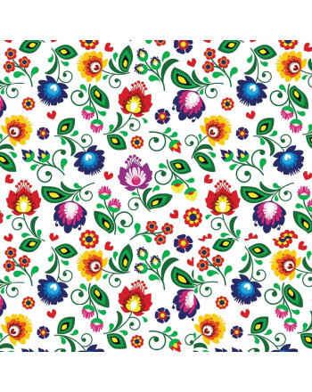 Tkanina wodoodporna dekoracyjna, kolorowy nadruk, szerokość 160 cm, Lowini - sprzedawana na metry