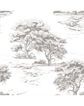 Materiał welurowy na zasłony z drukiem w kolorze jasno szarym, szerokość 150 cm, Silvana - sprzedawany na metry