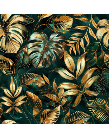 Welwetowy materiał na zasłony, drukowany w kolorze petrol, szerokość 150 cm, Selva - sprzedawany na metry