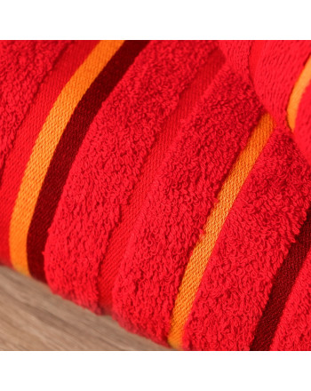 Ręcznik bawełniany w kolorze czerwonym Mars 