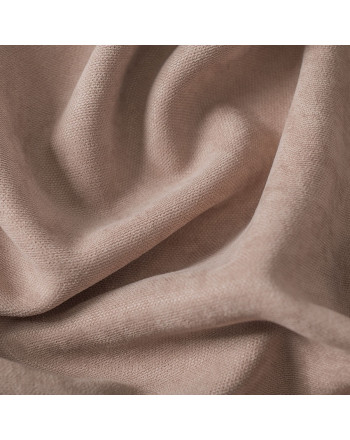 Welurowy materiał na zasłony kolor ciepły beż wysokość 300 cm Milas - sprzedawana na metry