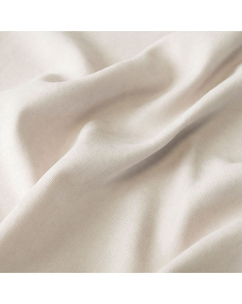 Welurowy materiał na zasłony, kolor chłodny kremowy, wysokość 300 cm, Milas - sprzedawana na metry