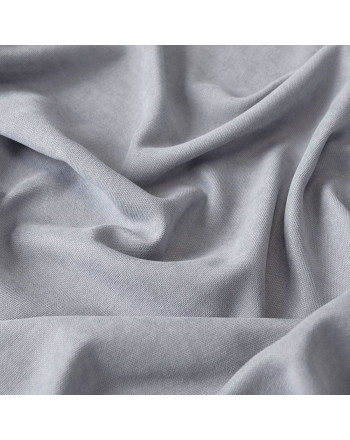 Welurowy materiał na zasłony, kolor pastelowy szary, wysokość 300 cm, Milas - sprzedawana na metry