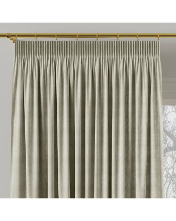 Zasłona gotowa na taśmie,  kolor 002 ciemny kremowy, szerokość 140 cm, wysokość 250 cm, Milas