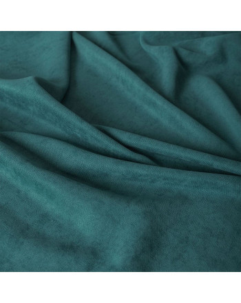 Welurowy materiał na zasłony w kolorze morskim, wysokość 300 cm - sprzedawany na metry