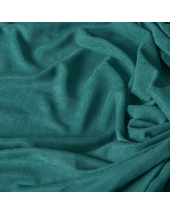 Welurowy materiał na zasłony, kolor turkusowy, wysokość 300 cm - sprzedawany na metry