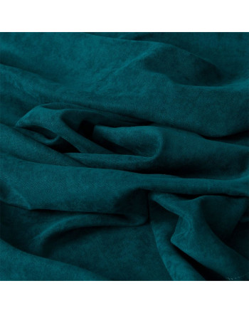 Welurowy materiał na zasłony, kolor ciemny turkusowy, petrol, wysokość 300 cm - sprzedawany na metry