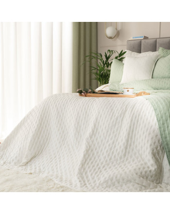 Narzuta na łóżko Nules, kolor ecru, rozmiar 200x220 cm