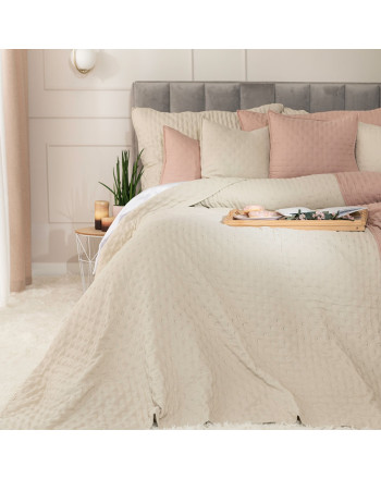 Narzuta na łóżko Nules, kolor beżowy, rozmiar 200x220 cm