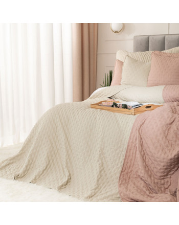 Narzuta na łóżko Nules, kolor beżowy, rozmiar 220x240 cm