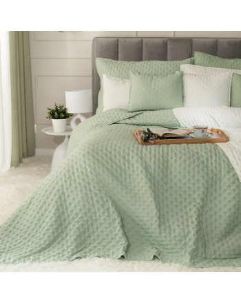 Narzuta na łóżko Nules, kolor jasny zielony, rozmiar 200x220 cm